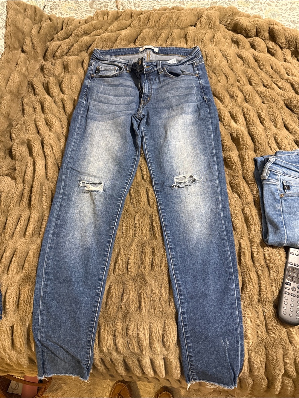 Kancan Distressed Skinny Jean - 2 for $30